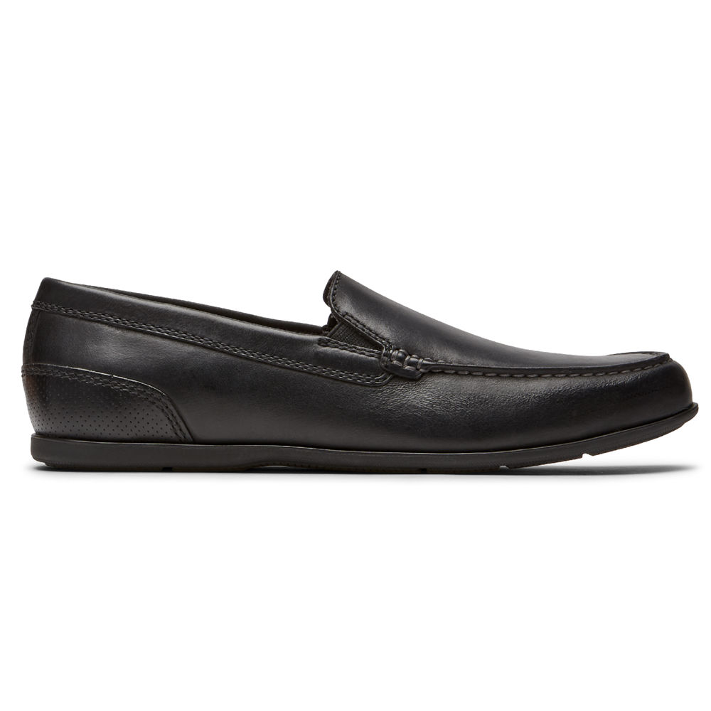 Rockport Slip-On For Mens Black - Malcom Venetian - AD3027849